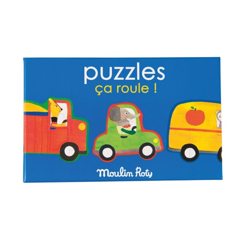 MR POPIP 4 Puzzles Ça roule (32 piezas)