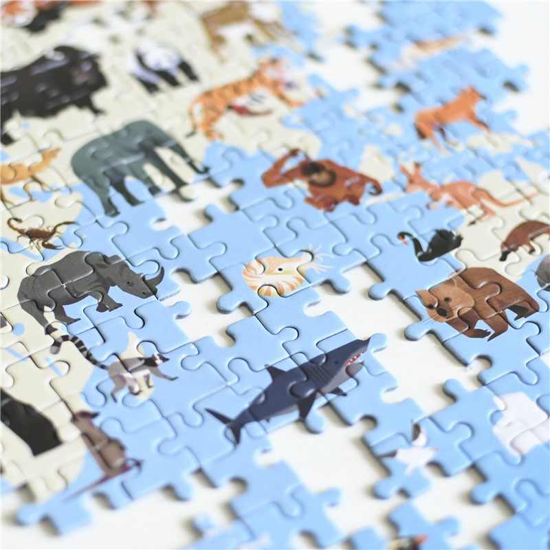 POPPIK Puzzle ANIMALES DEL MUNDO