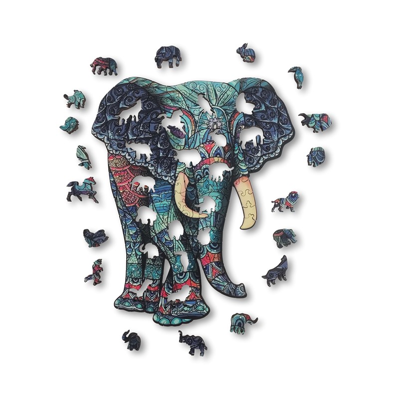 ANIWOOD Puzzle Elefante M