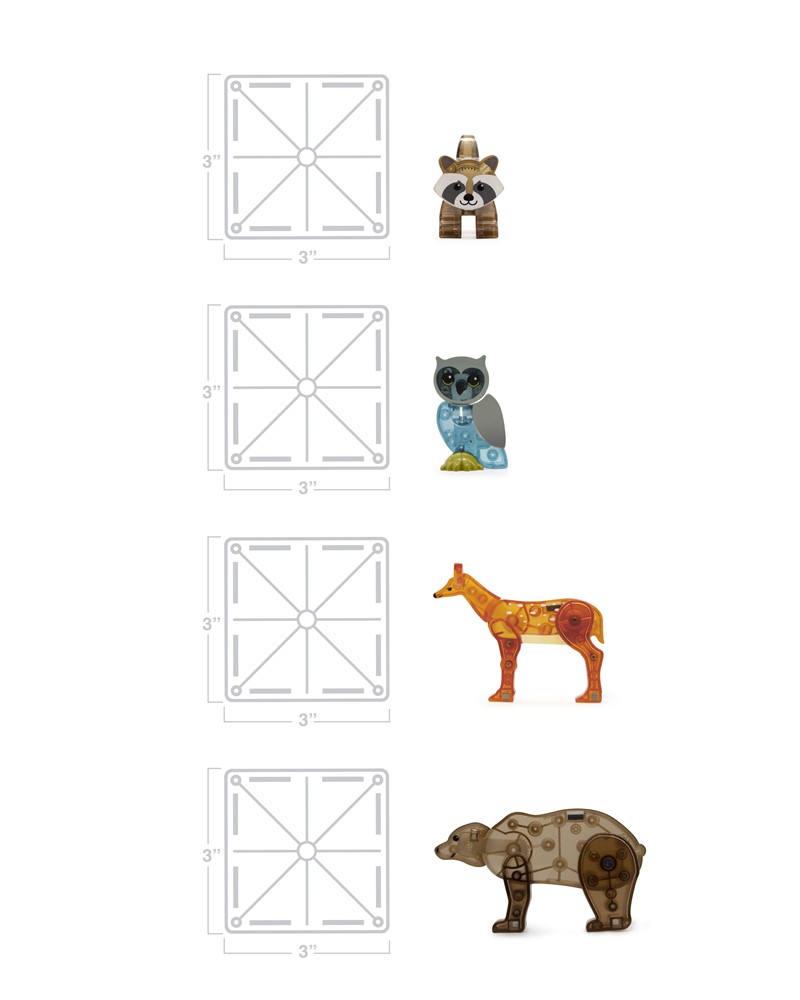 MAGNA-T Forest Animals Set 25pcs