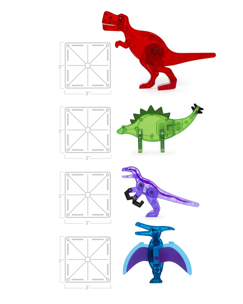 MAGNA-T Dino World 40 Piece Set